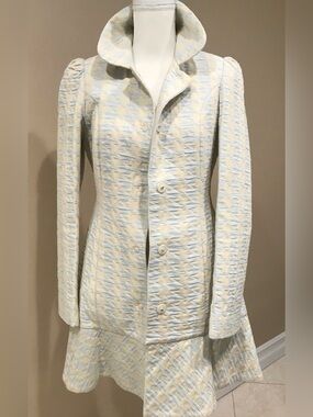🍏 Atelier Fixdesign Women’s Luxury Vintage Fitted Coat, Size 6 US/42EU